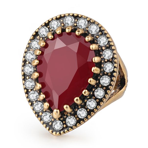 Grande anello in resina in stile bohémien, prodotti Yiwu confezionati singolarmente, buona qualità_voghion.com