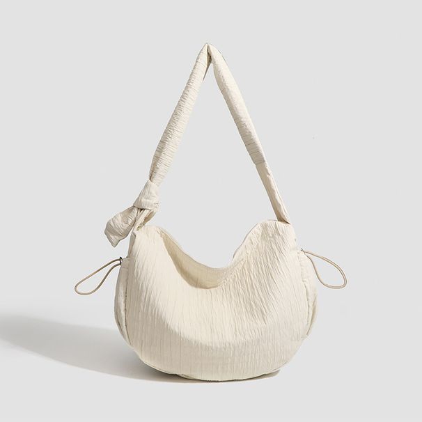 Große Kapazität Pendler Ins Lazy Style Tote für Frauen 2024 Neue Crossbody Canvas Cloud Puff Bag_voghion.com