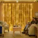 6M/3M LED Curtain Fairy Lights,8 Lighting Modes,Outdoor/Indoor Decoration For Christmas Wedding Party,Garden,Living Room,Bedroom_voghion.com