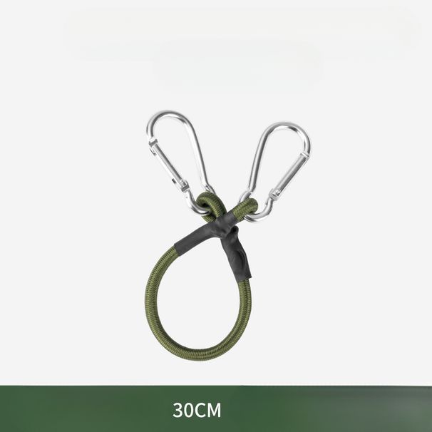 Outdoor Luggage Binding Packing Strap Hanging Carabiner Rope Car Camping Elastic Hook_voghion.com