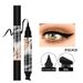 Combinazione di ombretto e eyeliner LANZHIYUE Eyeliner a timbro, eyeliner a una estremità, eyeliner a una estremità, timbro a coda_voghion.com