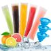 Popsicle Bags Disposable Ice Pop Bags DIY Popsicle Freezer Bags For Yogurt Sticks, Juice, Ice Candy Pops Comes With Silicone Funnel 8"x2" (300)_voghion.com