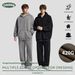 Cove Cross-Border Sportswear Set For Men Winter New Men's Fashion Light High-End American Retro Fleece-Lined Hoodie_voghion.com