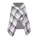 USB Large 5V Red Checkered Blanket Usb Electric Heating Shawl_voghion.com