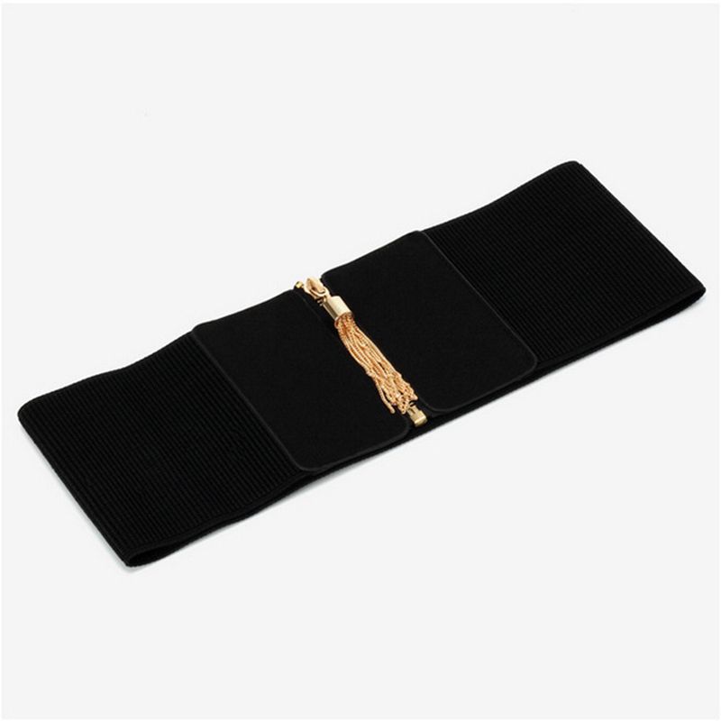 VARMT Bredt Plus Size Kvinde Korsetbælte Dame Designerbælter Til Kvinder Høj Kvalitet Store Strækbare Ærmebånd Elastisk Talje_voghion.com