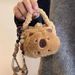 Cute Plush Bag Cartoon Brown Suitable For IPhone Card Capybara Bala Storage Earphone Protective Case Coin Purse_voghion.com
