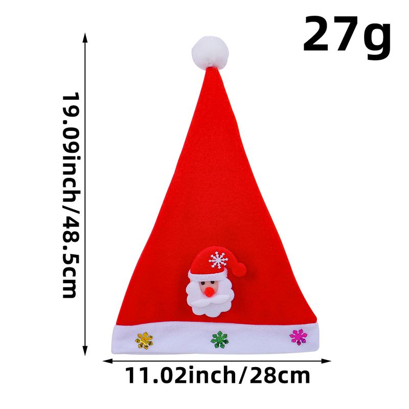 Neue bedruckte Weihnachtsmann-verdickte Mini-Weihnachtsmütze für Haustiere für Kinder_voghion.com