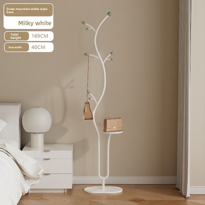 Nordic Style Creative Metal Coat Bedroom Standing Clothes Easy To Install Storage Rack Space-Saving Simple Organizer_voghion.com