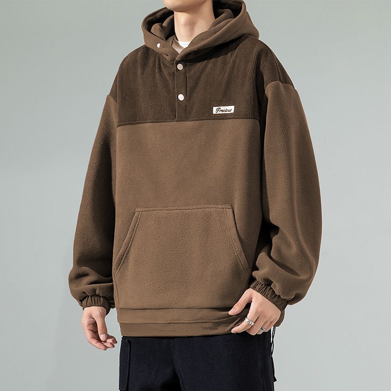 Hooded sweatshirt 2023 ew me's autum fashio brad is casual log sleeved t-shirt loose ad versatile clothes for_voghion.com
