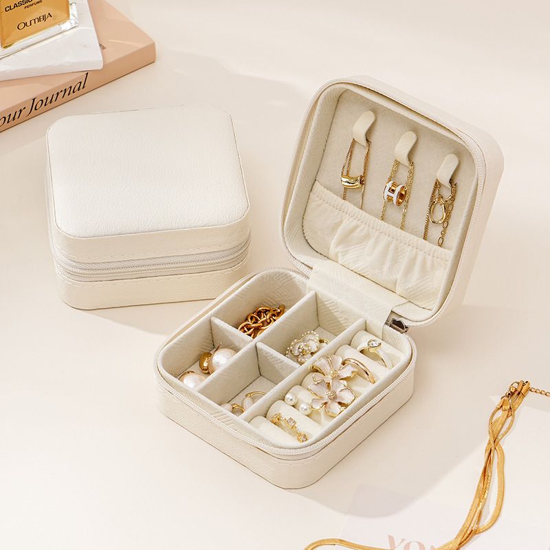 Direct PU Portable High-end Travel Ring Earring Jewelry Storage Box, Shein_voghion.com