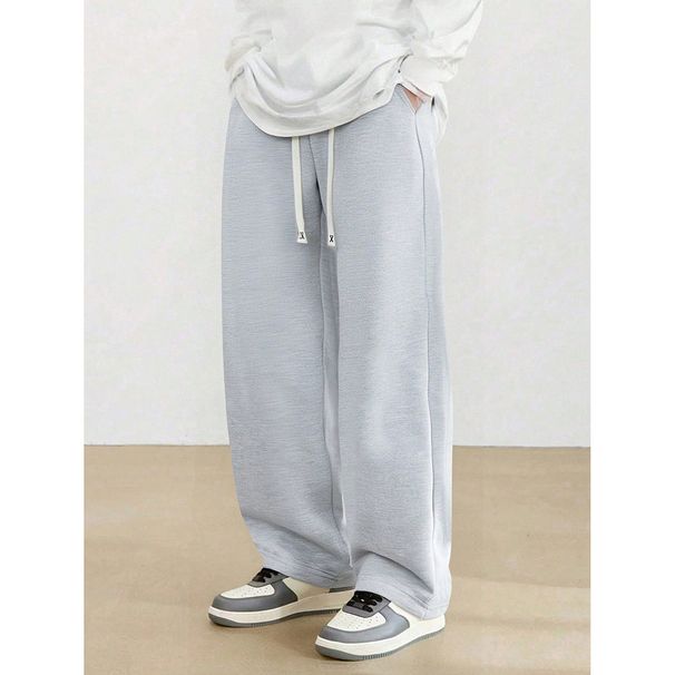 Men's Vintage Straight Leg Jogger Pants – Classic Retro Casual Sweatpants With Drawstring & Multi-Pockets_voghion.com