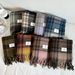 2024 New Mirad Premium Checkered Women's Winter Korean Edition Shawl Dual purpose Thick Warm Scarf_voghion.com