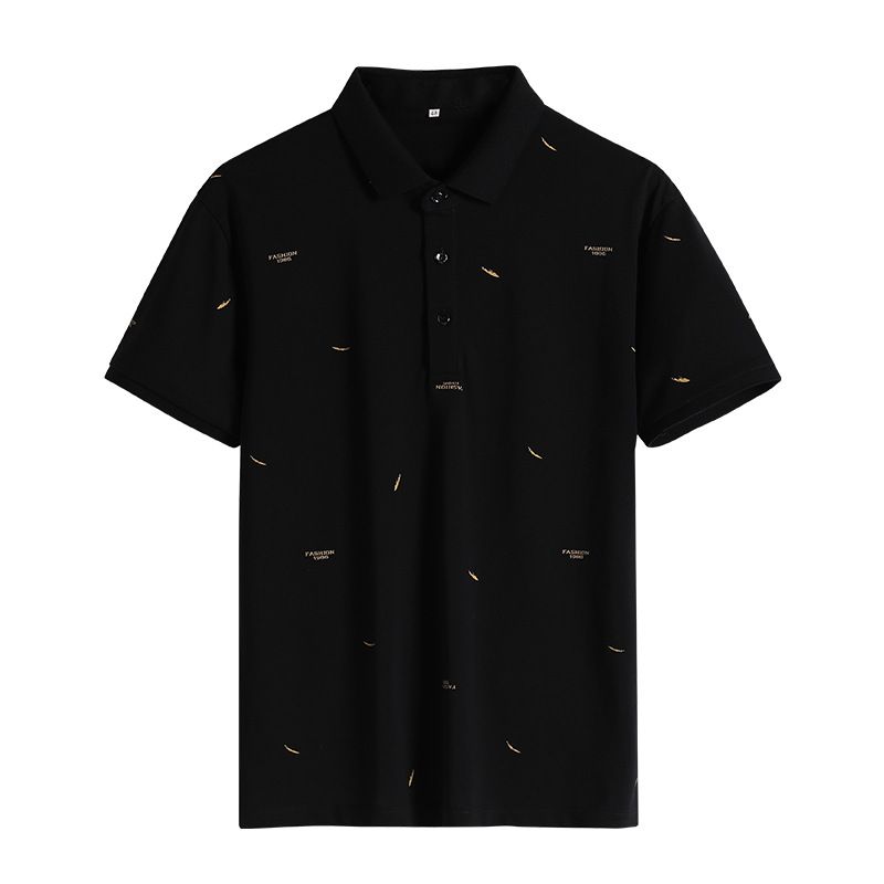 Men's Short-Sleeved Polo Shirts Men's Lapel Fashion Casual Short-Sleeved T-Shirts_voghion.com