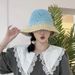 Women's Summer New Outdoor Sunshade and Sunscreen Sun Beach Vacation Foldable Straw Woven Bucket Hat_voghion.com