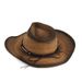 Herren-Cowboyhüte, Western-Cowboy-Strohhut, gebogene Krempe, Outdoor-Freizeit-Sonnenhut, Frühling und Sommer, Herren- und Damenhut, Großhandel_voghion.com