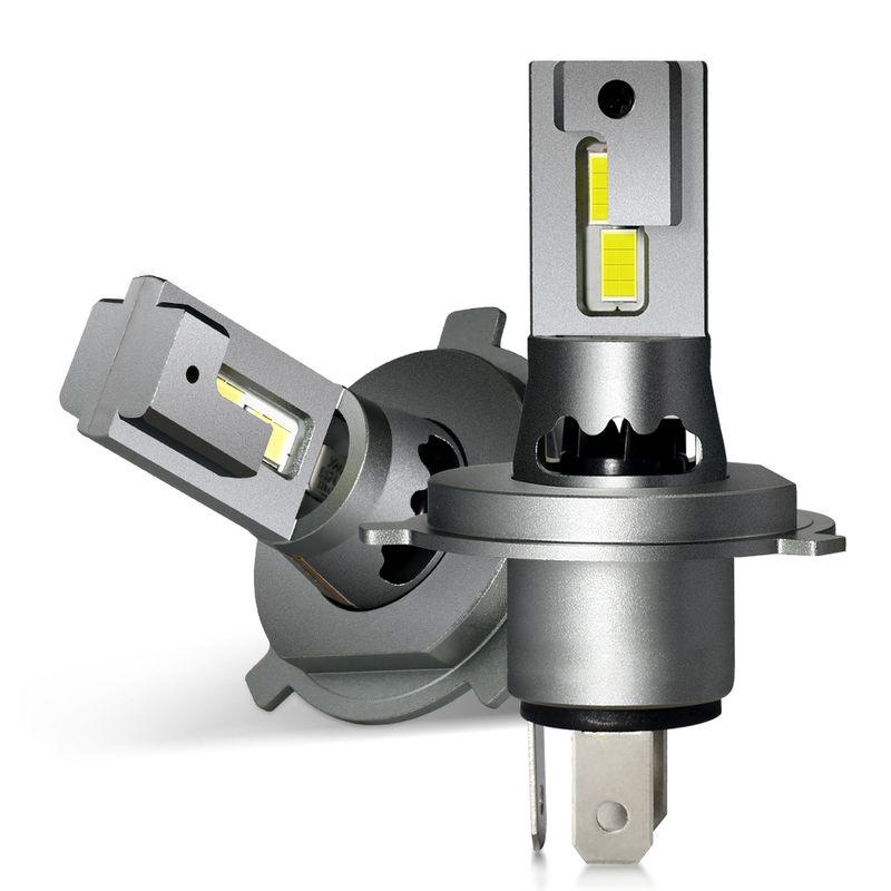Lampadine per fari a LED Canbus H4 da 40000LM, 9003, HB2, abbaglianti e anabbaglianti, 120W/coppia, luci per auto, 24 lampade a diodi LED CSP 3570 Turbo da 12V_voghion.com