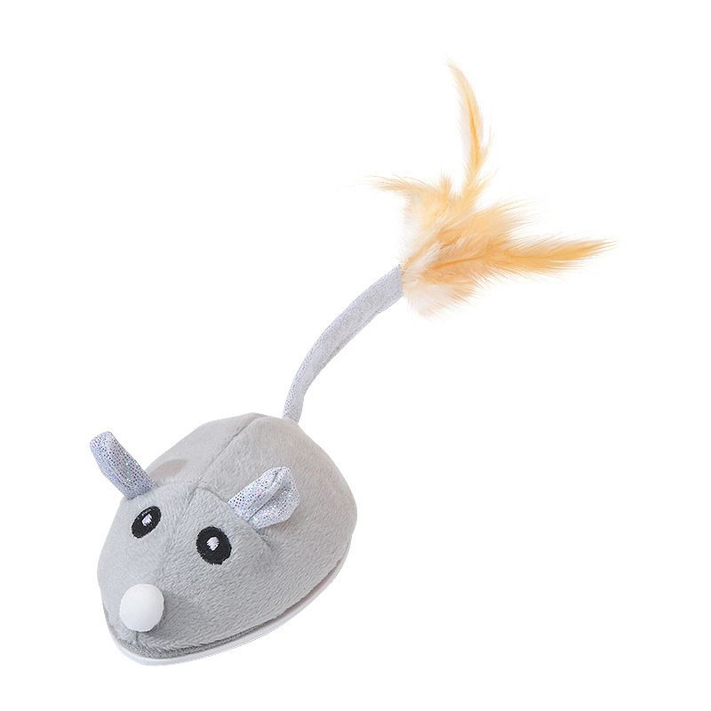 Electric Mouse Pet Toy Cat Toy Electric Interactive Self-Hi Cat Toy Smart Walking Cat Toy_voghion.com