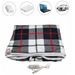 USB Large 5V Red Checkered Blanket Usb Electric Heating Shawl_voghion.com