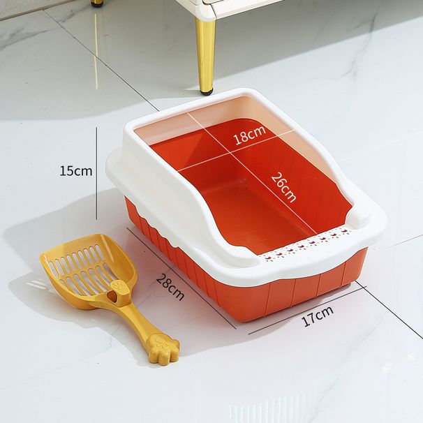 Box Small With Lid Large Fully Enclosed Splash-Proof Odor-Proof Toilet Transparent Litter Tray Cat Supplies Collection_voghion.com