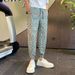 Ruffiano estivo e bello casual da uomo versione coreana pantaloni sportivi versatili di marca di moda con rilegatura sottile - stampabili_voghion.com