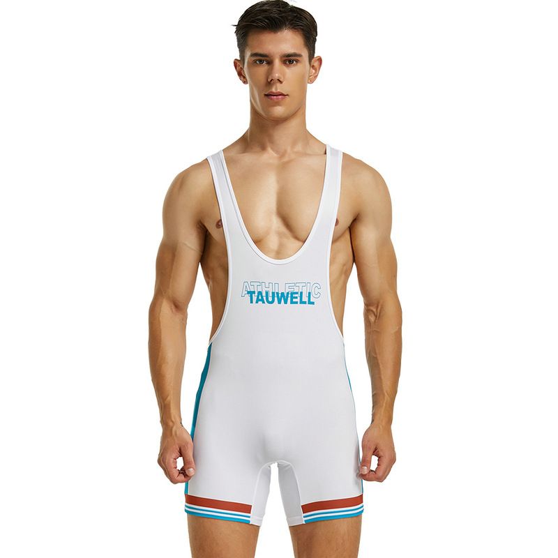 Vêtements pour hommes, nouveau style, vêtements d'entraînement, combinaison de sport de lutte, pantalon, sous-vêtements de cyclisme, combinaison de fitness pour hommes, gilet et pantalon_voghion.com