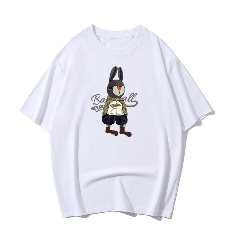 C&J 2023T-shirt casual da uomo a maniche corte con marchio di moda americana nuova estate_voghion.com