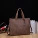 Men's Tote Bag Fashionable All Match Leather Bag Trendy Crossbody Handbag Men's Shoulder Bag Retro Bag_voghion.com