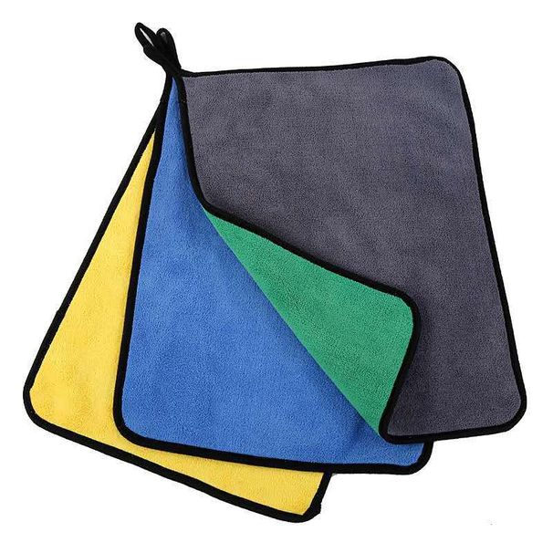 Hochdichtes, doppelseitiges, verdicktes Autotuch von Coral Veet, Haushaltsglas-Reinigungstuch kann hinzugefügt werden_voghion.com