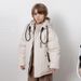 "Boys' Mid-Length Down Jacket – Warm Winter Coat For Kids (3-8Y) | Black/Grey/Dark Blue/Khaki | 130-170cm"_voghion.com