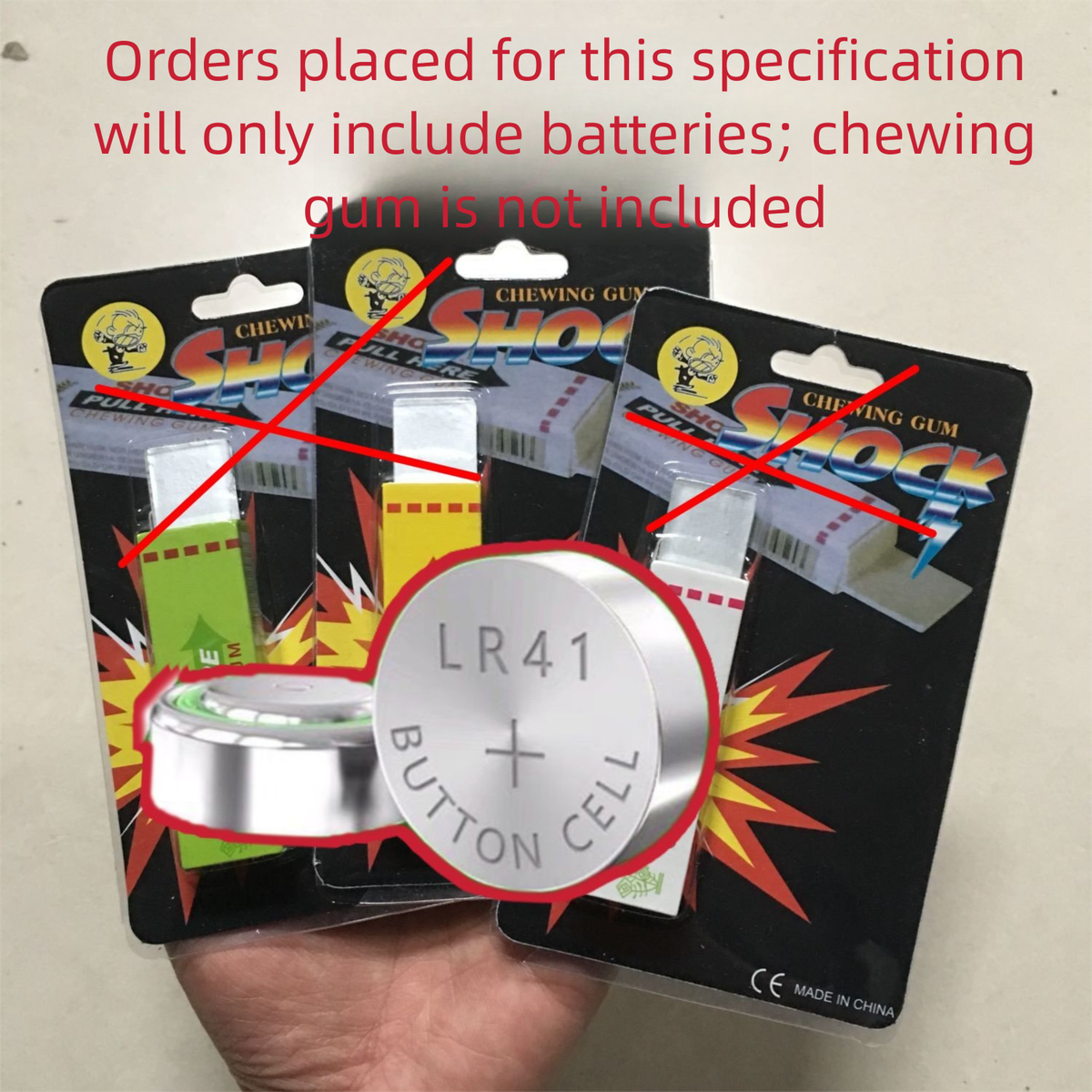 Farce créative, astuce, bonbon, poisson d'avril, jouet, stylo électrique, blague amusante_voghion.com