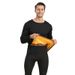 Completo intimo termico per uomo e donna, autunno e inverno, foderato in pile, seta, girocollo, mutandoni lunghi, termoisolante_voghion.com
