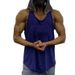 Muscle Trendy Loose Racerback Quick-Dry Running Gym Top Brothers Sports Fitnessbekleidung Trainingsweste für Männer_voghion.com