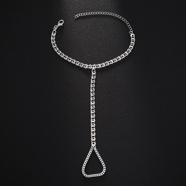 Cuban Finger Punk Style Adjustable Versatile Hand Jewelry Bracelet_voghion.com