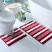 Striped Non-Slip Bathroom Rug Set (2-Piece), Modern U-Shaped Toilet Mat & Rectangular Shower Mat – Soft Polyester Machine Washable Quick-Dry Floor Mat_voghion.com