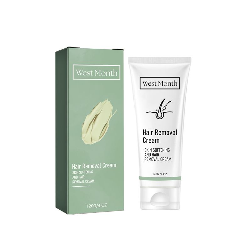 Crema depilatoria corpo West&Month Rimuove delicatamente i peli dalle ascelle e dalle labbra di tutto il corpo, senza irritare la pelle liscia_voghion.com
