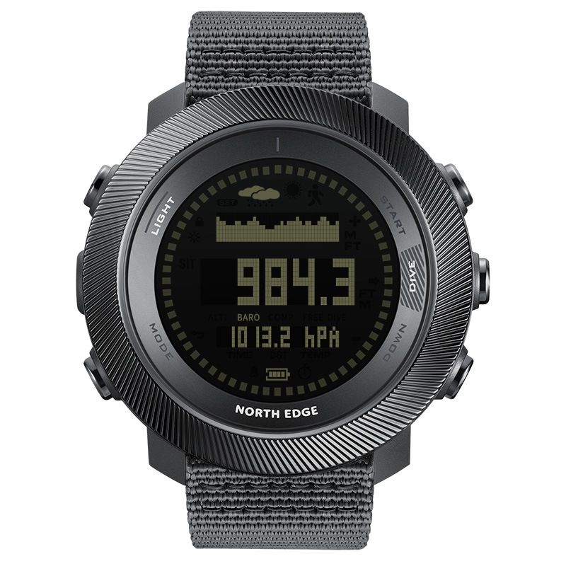 North Edge Outdoor Diving Computer Watch With Depth Gauge, Compass & Smart Features For Scuba & Freediving_voghion.com