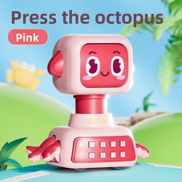 Octopus Animal Car Cute Pet Design Durable Press Inertia Sliding Toy For Boys And Girls_voghion.com