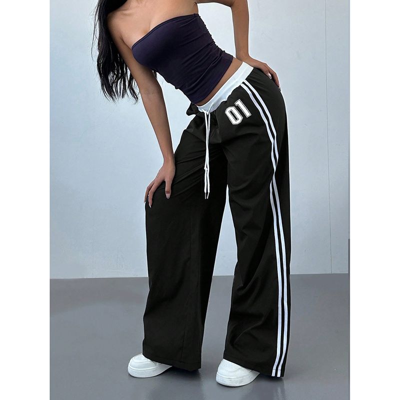 Γυναικεία Ρούχα Ψηφιακή Εκτύπωση Casual Παντελόνι Νέο Loose Trend Μακρύ παντελόνι_voghion.com