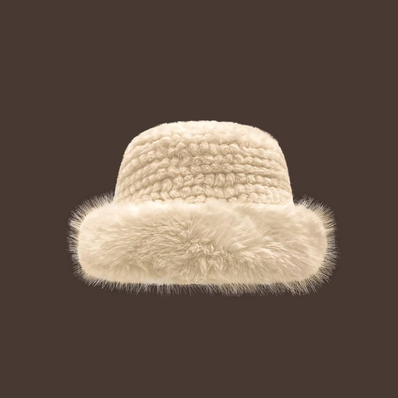 Handmade Woven Plush For Children Thicken And Keep Warm In Winter, Students To Show Off Their Small Faces, Knitted_voghion.com