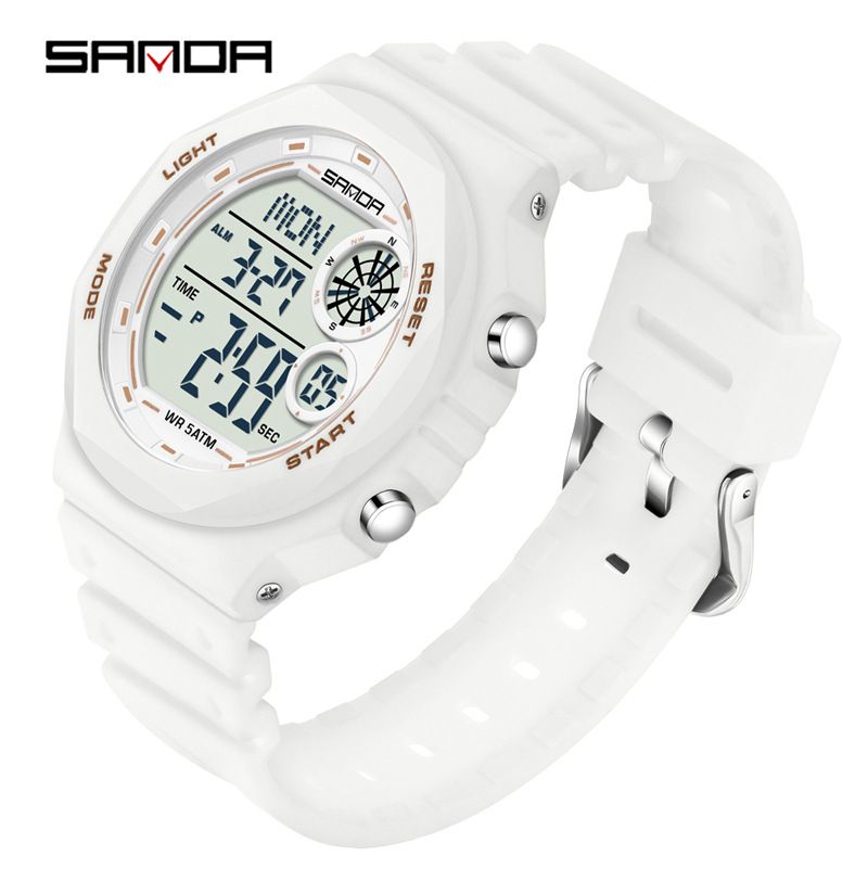 Men And Women's Digital Sports Watch With Alarm, Stopwatch, Waterproof, LED Backlight, Multi-Function For Outdoor Activities Waterproof Watch_voghion.com