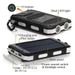 Strong Waterproof With LED Light, 20,000 MAh, Compass, Solar Power Bank For Mobile Phones, USB Interface_voghion.com