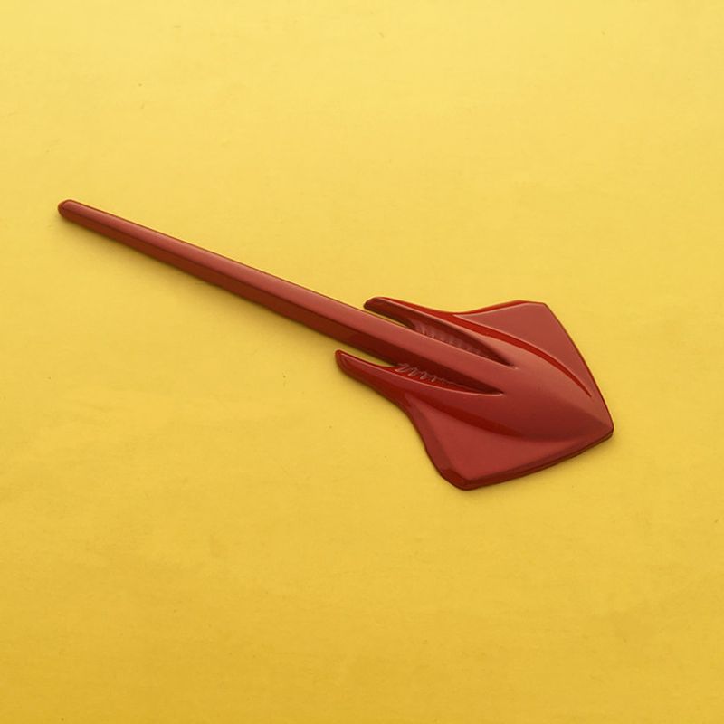 3D personalized metal modification of car, logo, three-dimensional labeling, leaf board, yellow mink fish side label,_voghion.com