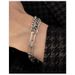 Ins Style Titanium Steel Internet Celebrity Asymmetric Patchwork Bracelet For Men Sweet Cool Street Hip-Hop Versatile_voghion.com