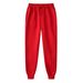 boy Spring And Autumn New Sports Sweatpants Korean Version Fleece Lined Thickened Slim Fit Casual Fashion Trendy Men's_voghion.com