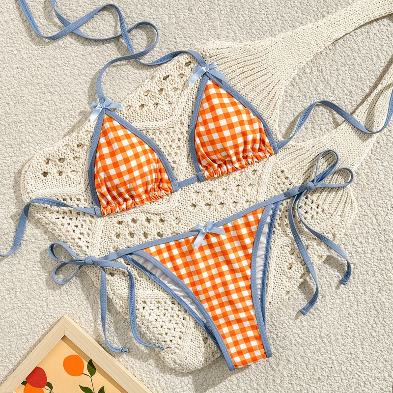 Women's Clothing New Split Swimsuit Female Bikini Sling Swimsuit Small Fresh Pure Desire Swimsuit_voghion.com