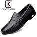CKVUSAMG men's shoes spring men's casual toe shoes genuine leather British boat shoes driving lazy shoes one-step_voghion.com