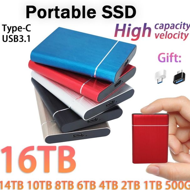 New Upgraded Mobile Solid State Drive Expansion 14T 6T 2T High-Speed Transmission SSD_voghion.com