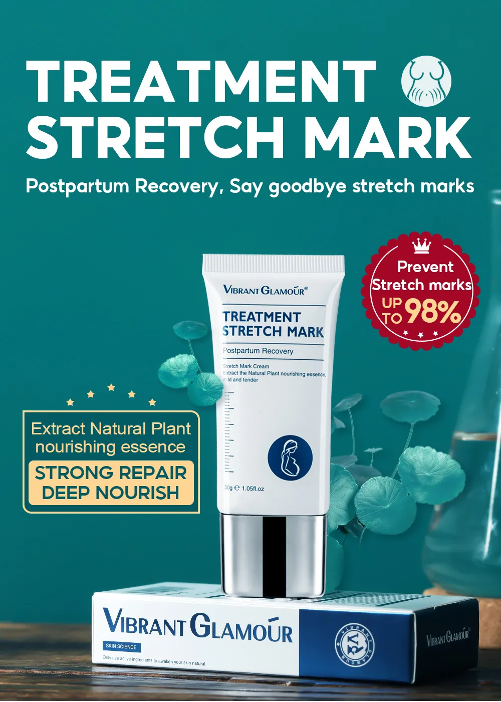 VIBRANT GLAMOUR Postpartum Repair and Fade Stretch Marks_voghion.com