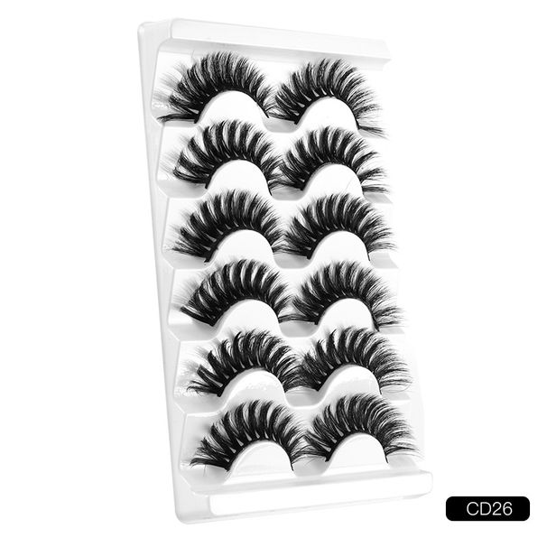 8D Falsche wimpern pflanzung pfropfen Wimpern Großhandel curl dick 6 pairs_voghion.com