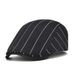 Spring summer Korean version cotton striped grid men's and women's forward duckbill hat casual fashion simple sunshade_voghion.com